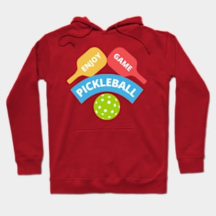 Enjoy Game Pickleball ball and Paddle Hoodie